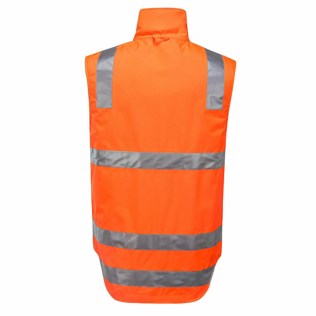 Portwest Mens Huski Traffic Vest Hi-Vis Work Reversible Taped Safety K8132-Collins Clothing Co