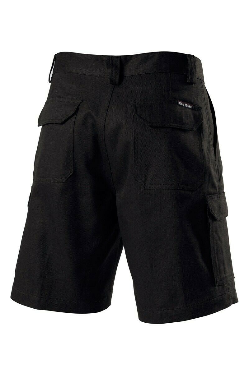 Hard Yakka Generation Gen Y Cotton Cargo Drill Shorts Work Tough Y05500-Collins Clothing Co