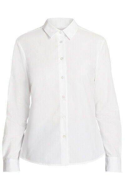 NNT Womens Long Sleeve Shirt Formal Polycotton Modern Slimline Business CATU67-Collins Clothing Co