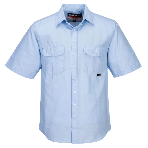 Portwest Adelaide Shirt, Short Sleeve, Light Weight Button Front Closure MS869