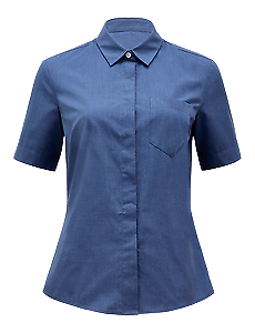 NNT Womens Short Sleeve Action Back Shirt Classic Fit Business Workwear CATU5R-Collins Clothing Co