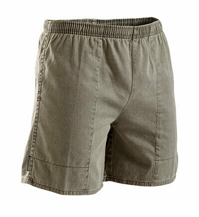 Stubbies Ruggers Mens Pigment Dyed Cotton Elasticised Waist Shorts Work SE420H-Collins Clothing Co