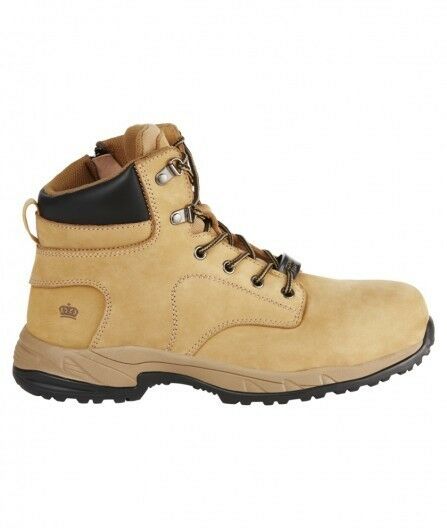 Womens KingGee Tradie Zip Up Safety Toe Nubuck Leather Gel Work Boots K27380-Collins Clothing Co