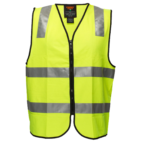 Portwest Fire Warden Zip Vest D/N 2 Tone Reflective Tape Work Safety MZ104