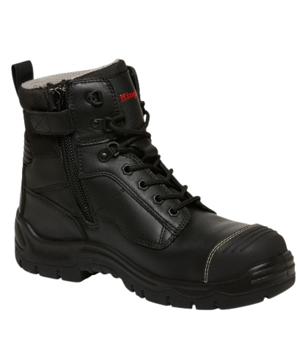 KingGee Mens PHOENIX 6CZ EH Safety Leather Boot Electrical Hazard Protect K27985-Collins Clothing Co