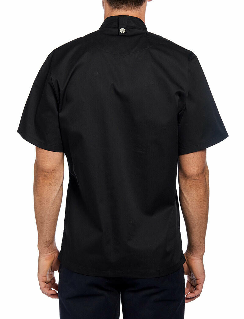 NNT Unisex Adults Cannes Press Stud Front Jacket Chef Classic Fit Work CATP5L-Collins Clothing Co