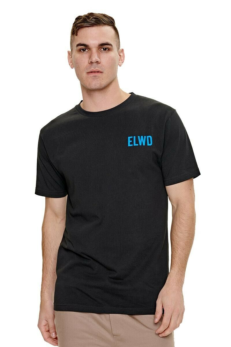 Elwood Mens Bulls Elwd Tee Cotton Short Sleeve Stretch T-Shirt Work EWD811