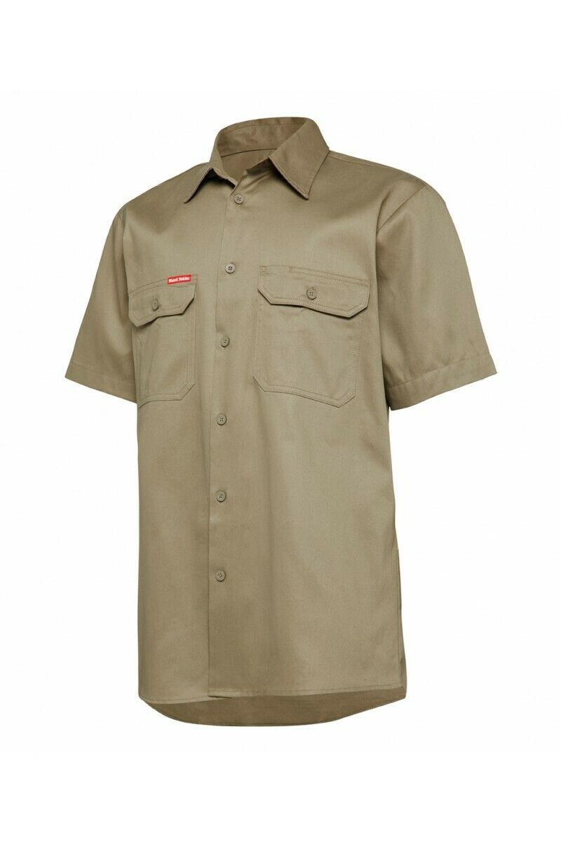 Mens Hard Yakka Core Light Weight Cool Drill Work Shirt Summer Tradie Y04625-Collins Clothing Co