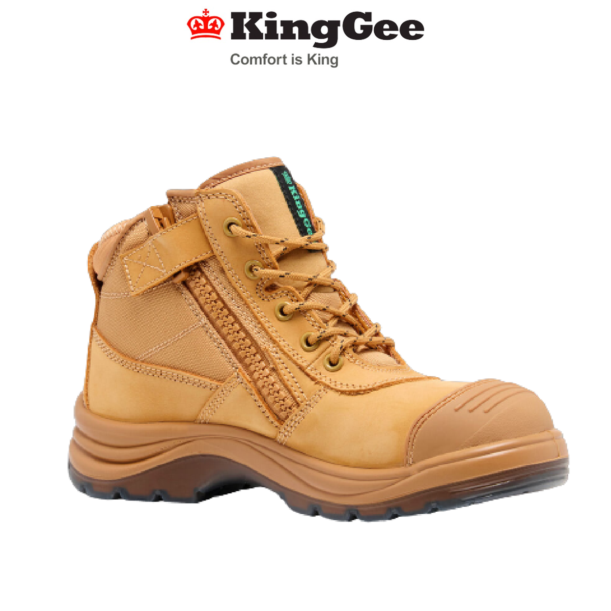 KingGee Womens Tradie Work Boots Work Safety Memory Foam Toe Protect K26491