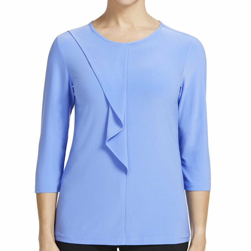 Womens NNT Blouse Soft Jersey 3/4 Round Neck T-Top Everyday Corporate Top CATU9Q-Collins Clothing Co