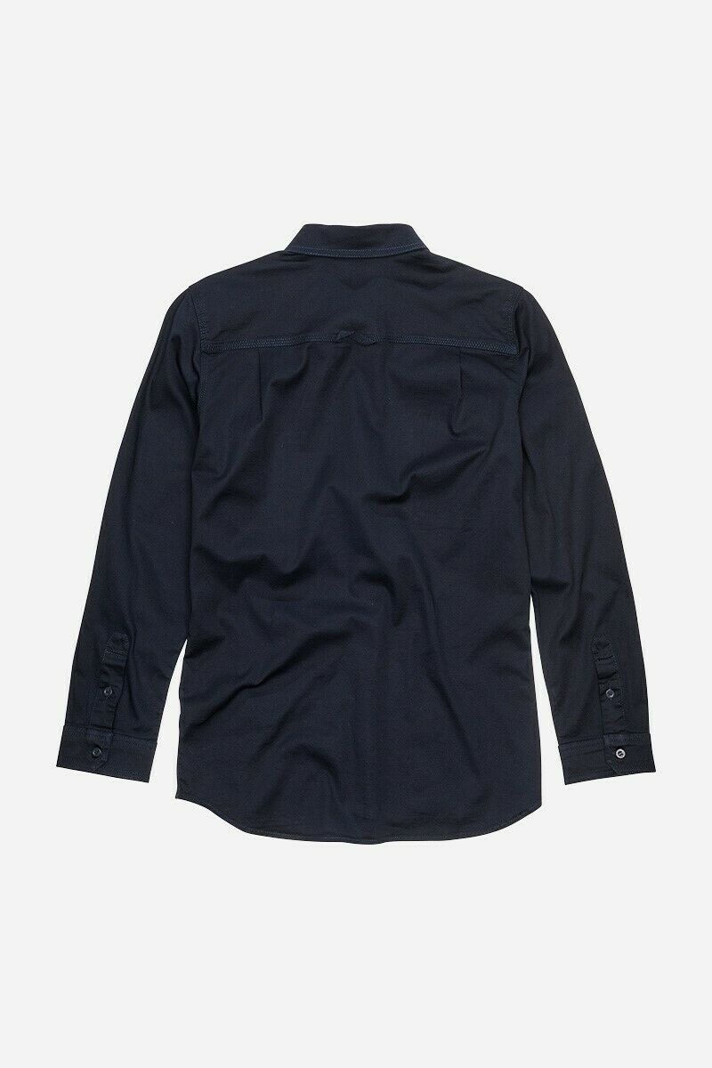 Womans Elwood Workwear Work Utility Stretch Twill Shirt Roll Up Sleeves EWD701-Collins Clothing Co