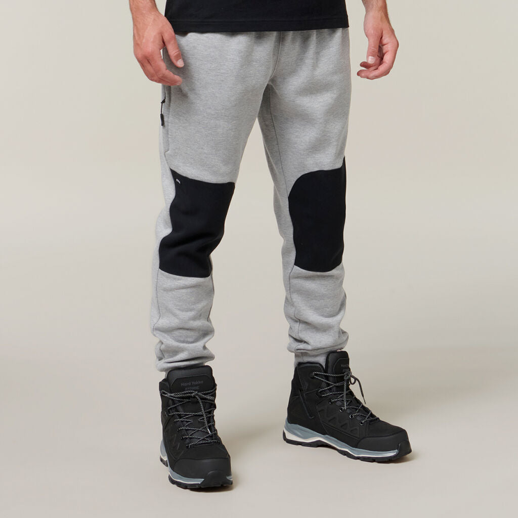 Hard Yakka Mens Xtreme Jogger Pants Brushed Fleece Comfy Work Winter Warm Y02552-Collins Clothing Co