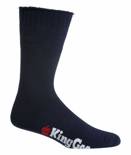 KingGee Mens 3 Pack Bamboo Work Socks Comfort Breathable Workwear K09230-Collins Clothing Co