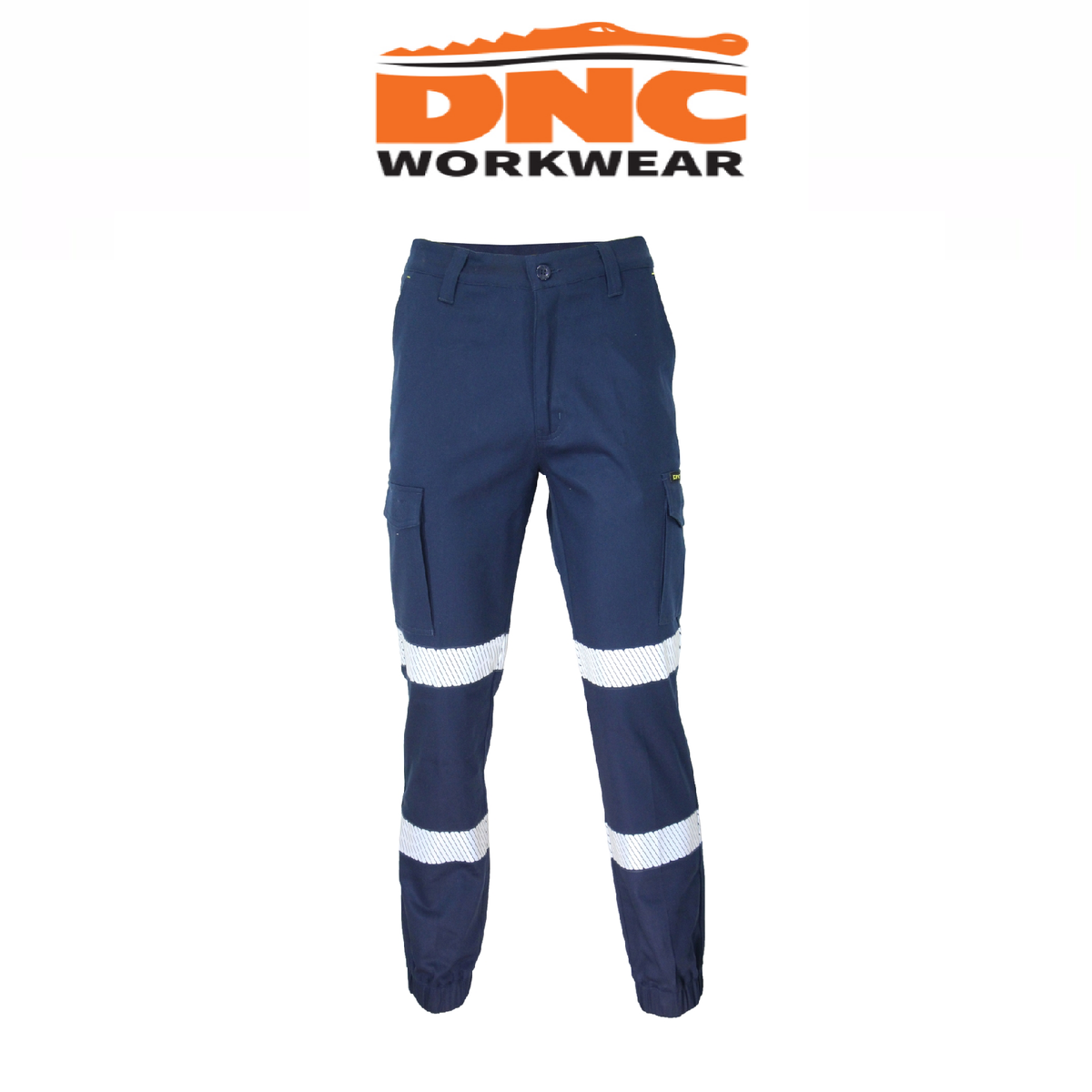 DNC Workwear MenSlim Flex Biomotion Segment Taped Cargo Tough Pants Work 3378