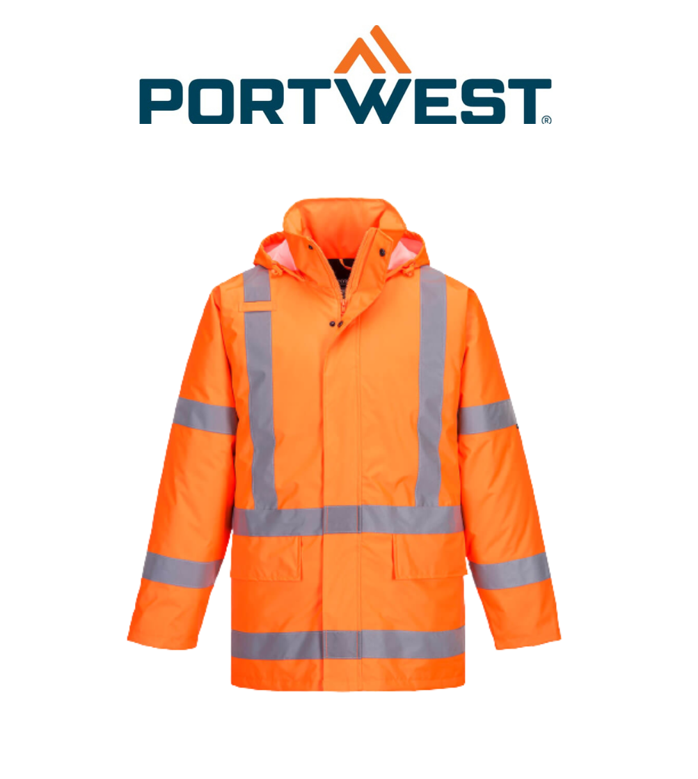 Portwest TTMC-W17 X-Back Winter Jacket 2 Tone Reflective Work Safety TM600