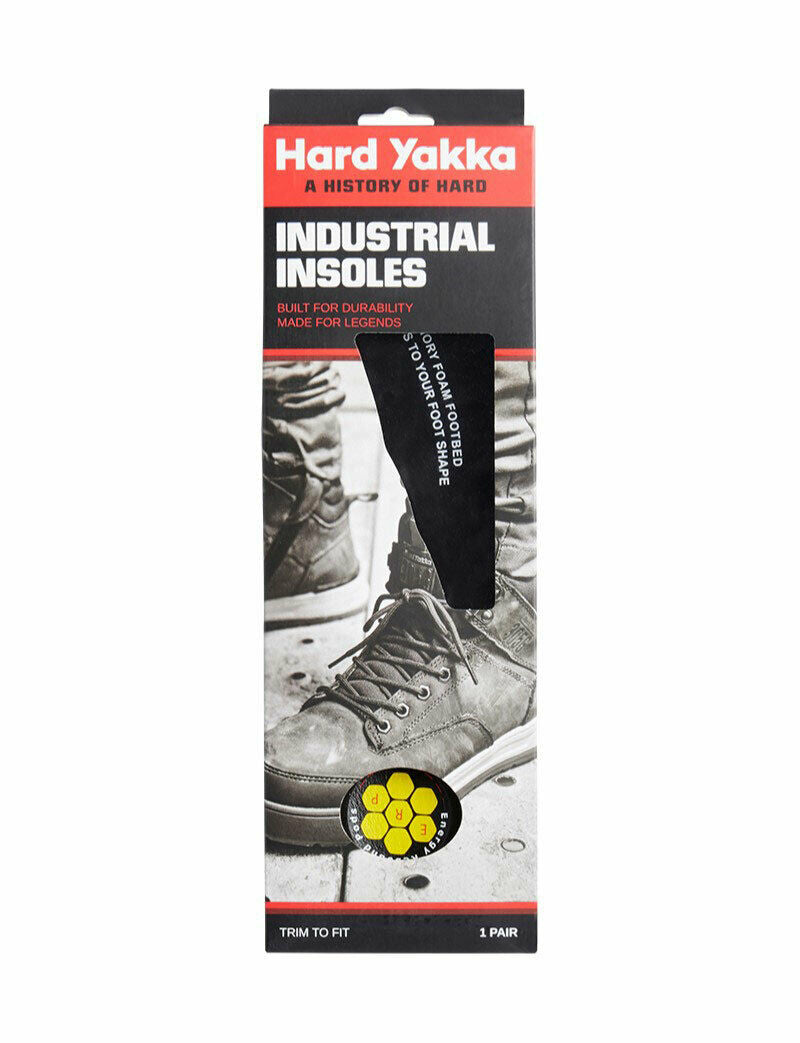 Hard Yakka Energy Rebound Pods Shoes Boots Footbed Memory Foam Safety Y60178-Collins Clothing Co