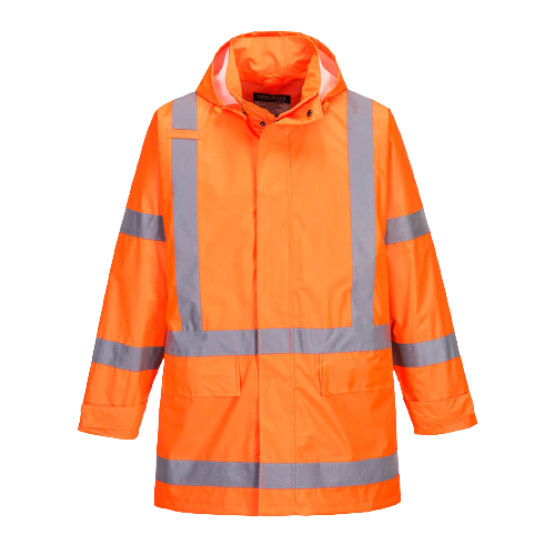 Portwest TTMC-W17 X-Back Rain Jacket 2 Tone Reflective Tape Work Safety TM610-Collins Clothing Co