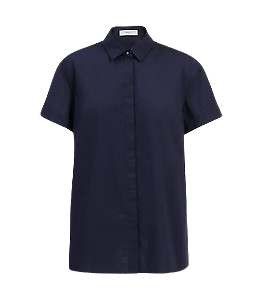 NNT Womens Maternity Shirt Relaxed Fit Slimline Collar Short Sleeve CATU95-Collins Clothing Co