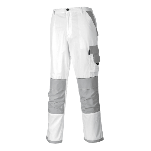 Portwest Painters Pro Trouser Reflective White Taped Work Safety KS54