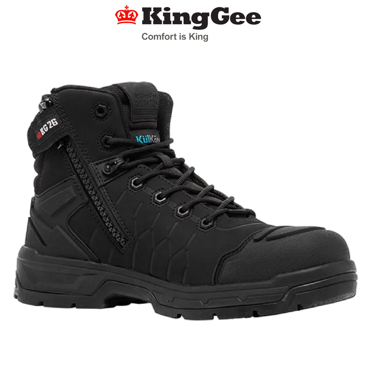 KingGee Mens Quantum Boot Lightweight Work Safety Boots Premium Quality K27145