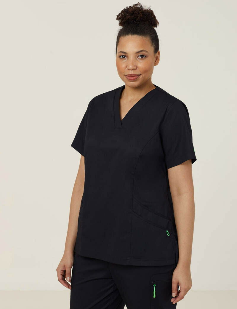 NNT Uniform Womens Next Gen Antibacterial Florence Scrub Top V Neck Nurse CATULM-Collins Clothing Co