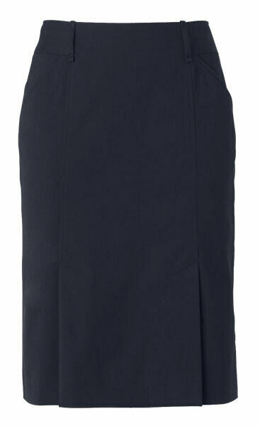 NNT Womens Formal  Stretch Twill Pleat Straight Skirt Contour Waistband CAT26B-Collins Clothing Co