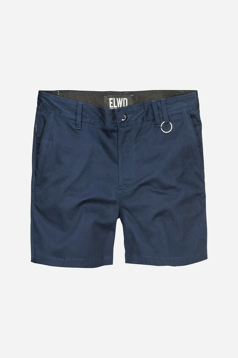 Mens Elwood Work Basic Shorts Stretch Twill Reinforced Pockets Tradie EWD202-Collins Clothing Co