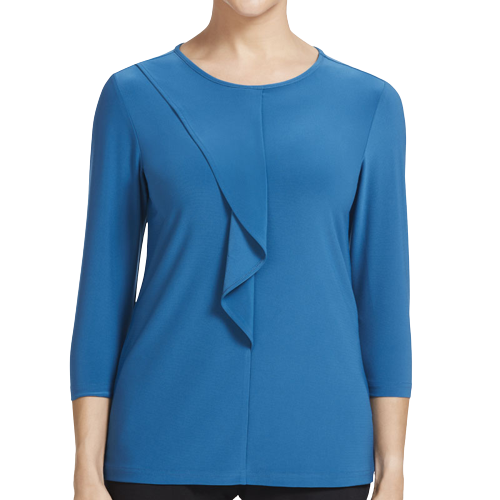 Womens NNT Blouse Soft Jersey 3/4 Round Neck T-Top Ladies Corporate Top CATU9Q-Collins Clothing Co