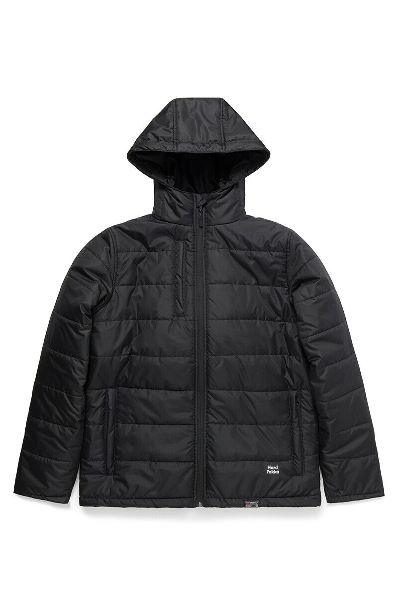 Hard Yakka Mens Puffa 2.0 Jacket Water Repellent Insulated Warm Winter Y06723-Collins Clothing Co