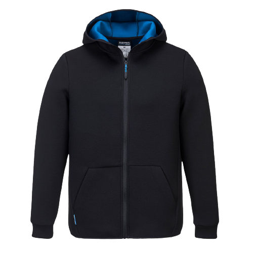 Portwest KX3 Technical Fleece Front Zip Opening Comfortable Hooded Jacket T831-Collins Clothing Co