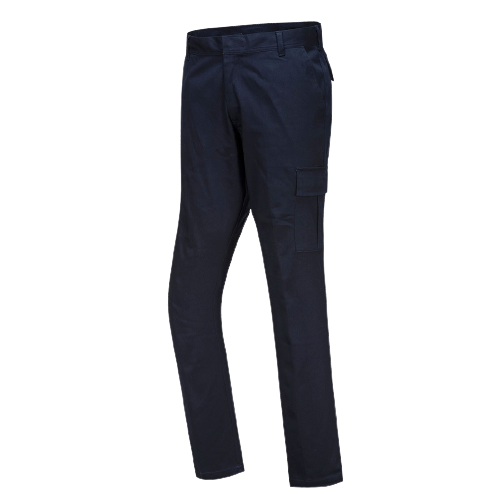 Portwest Stretch Cargo Combat Pants Slim Fit Reflective Trim Comfy Pant S231-Collins Clothing Co