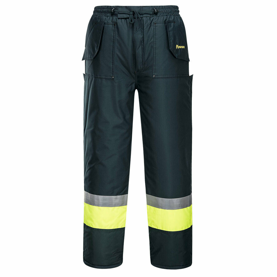 Portwest Mens Huski Freezer Pants Waterproof Reflective Taped Work Safety K8047-Collins Clothing Co