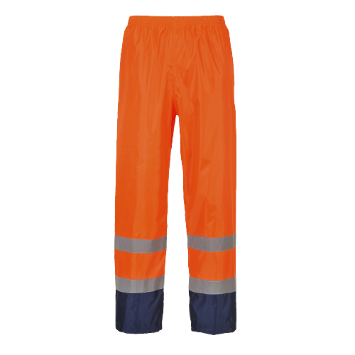 Portwest Hi-Vis Classic Two Tone Rain Pants Reflective Taped Work H444-Collins Clothing Co