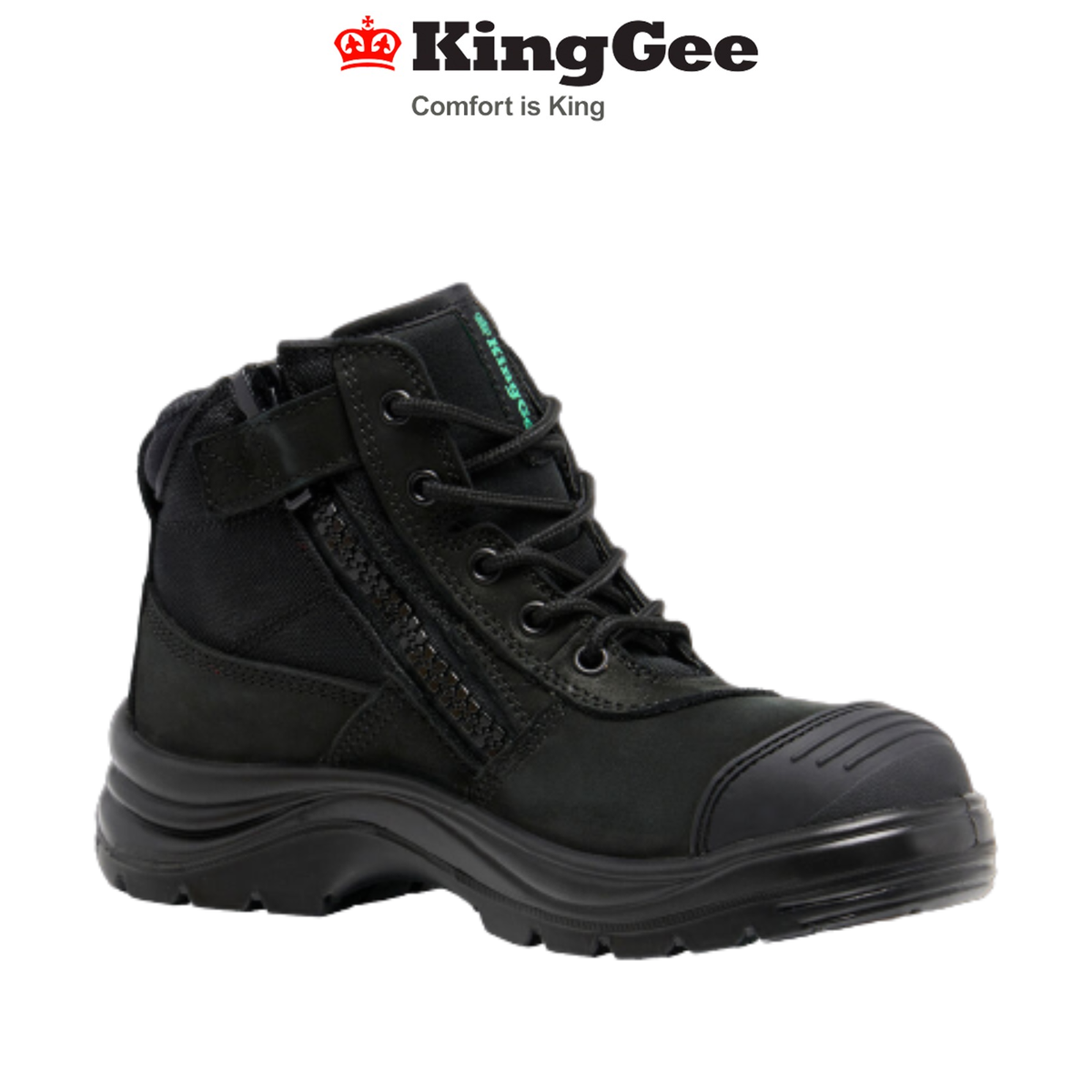 KingGee Womens Tradie 5 Work Boots Work Safety Memory Foam Toe Protect K26490