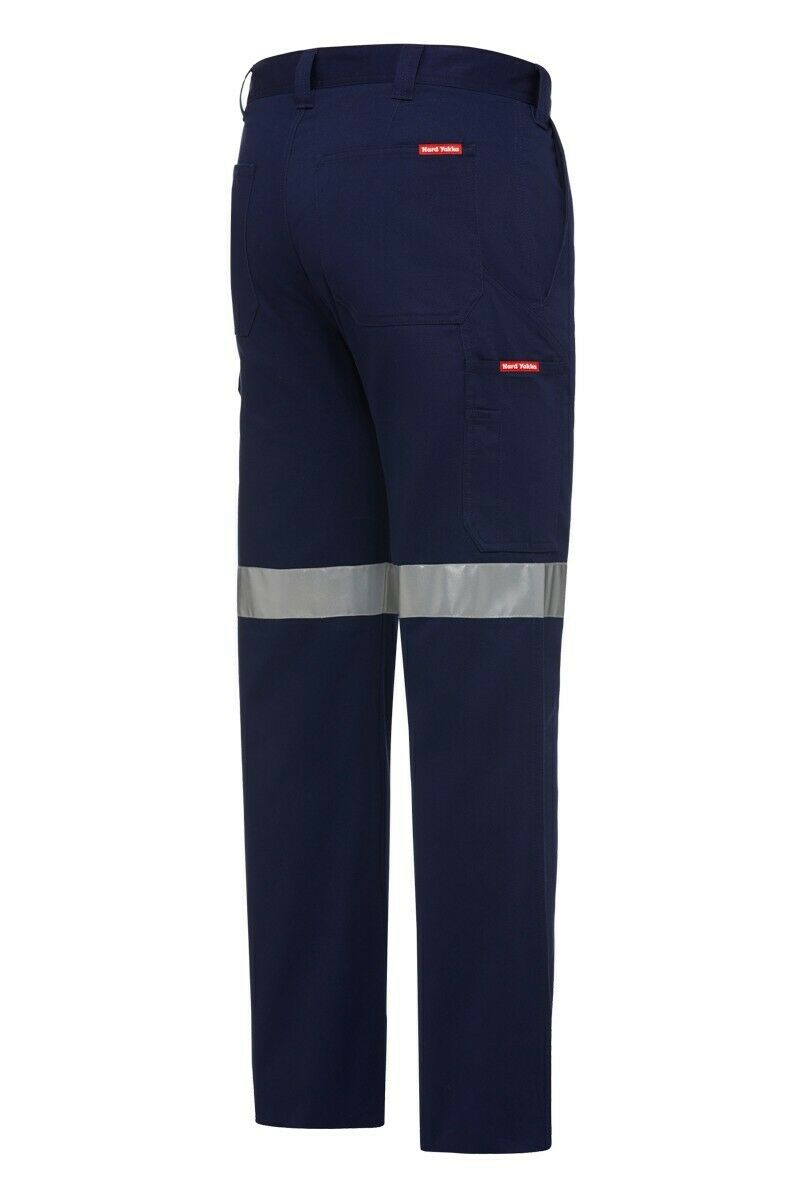 Mens Hard Yakka Core Drill Light Weight Pants Work Taped Cotton Cargo Y02965-Collins Clothing Co