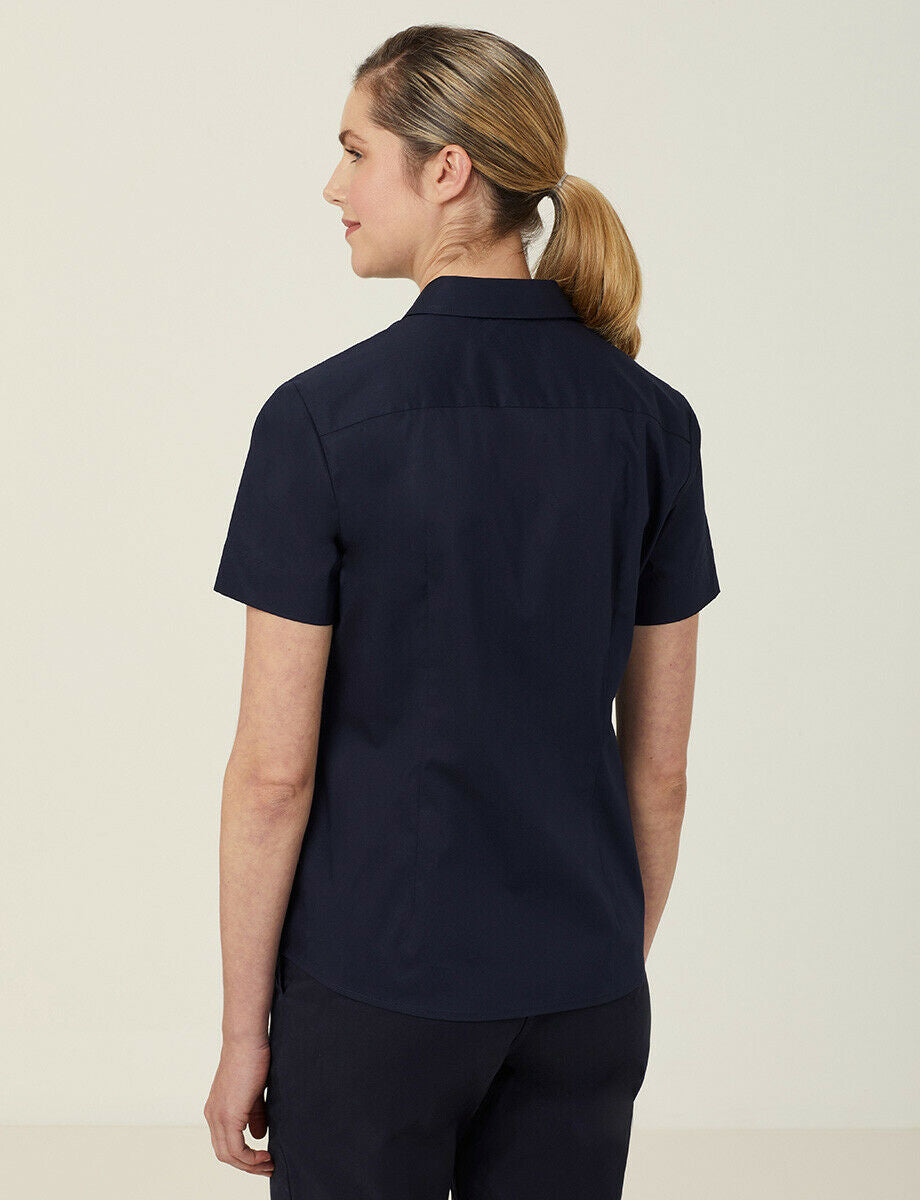 NNT Women Avignon Short Sleeve Slim Shirt Casual Comfortable Business CATUK8-Collins Clothing Co
