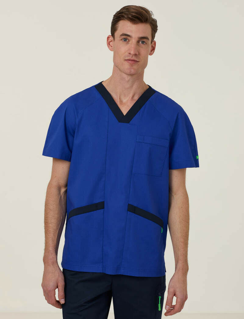 NNT Uniform Men Next Gen Antibacterial Koller Scrub Top Breathable Cotton CATRFU-Collins Clothing Co