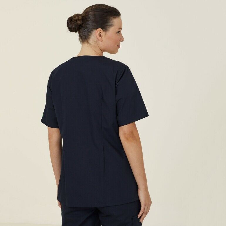 NNT Uniforms Womens Mayo Scrub Top Durable Nurse Poly Cotton Chest Pocket CATUMN-Collins Clothing Co