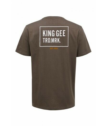 KingGee Mens T Shirt S/S Regular Fit Cotton Comfortable Work Stretch K04025