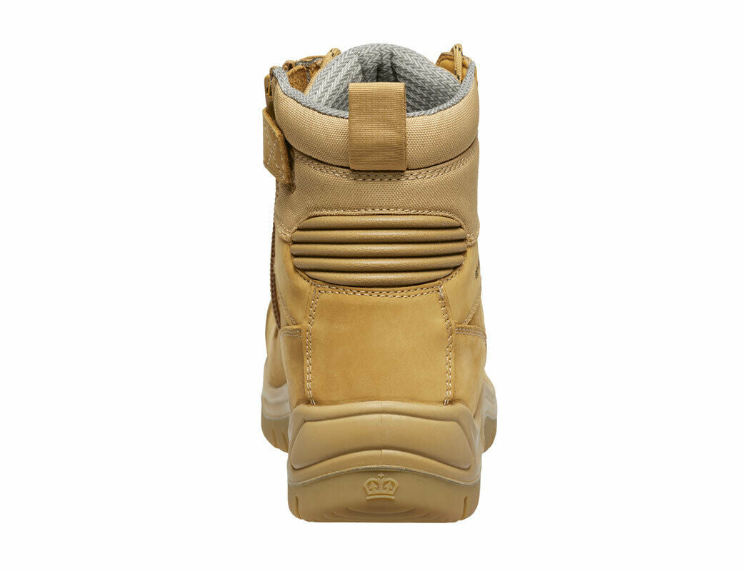 KingGee Mens Phoenix 6Z Side UP Work Safety Boots Nubuck Leather Comfy K27880-Collins Clothing Co