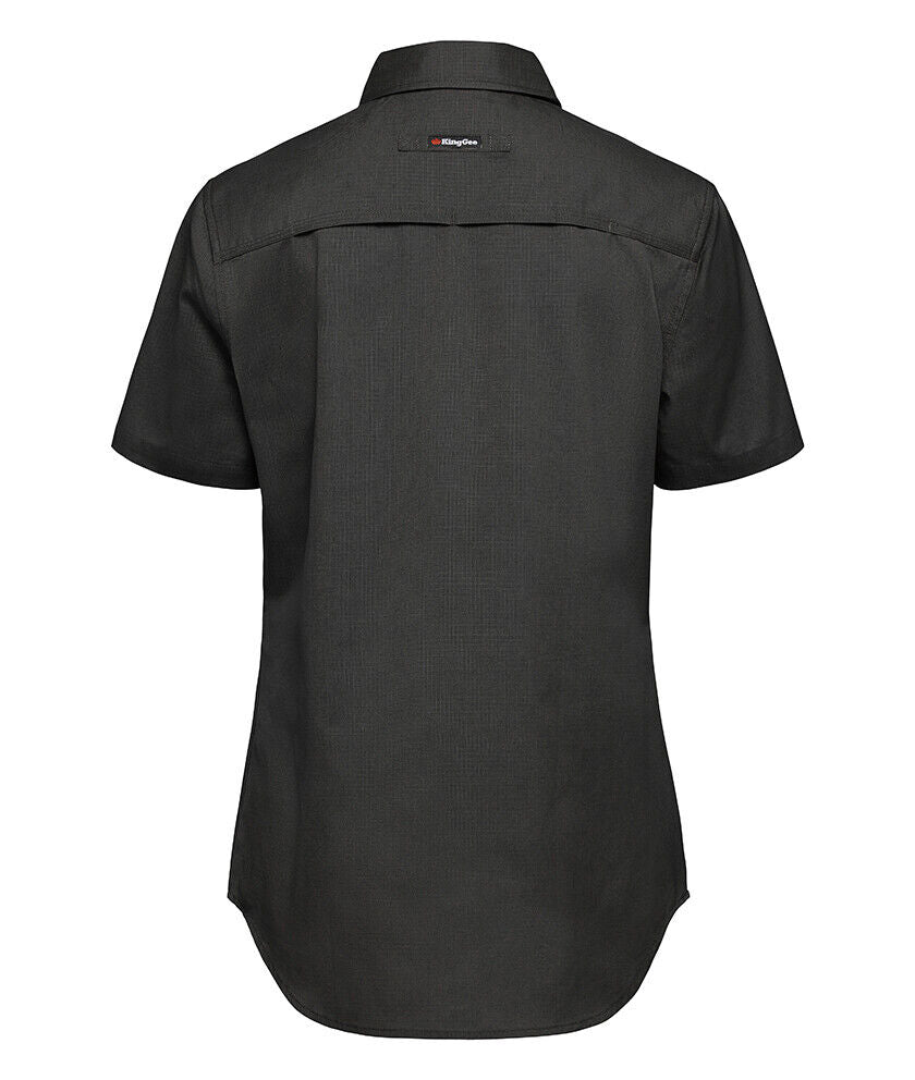 KingGee Womens Workcool 2 Shirt Short Sleeve Lightweight Breathable Work K44205-Collins Clothing Co