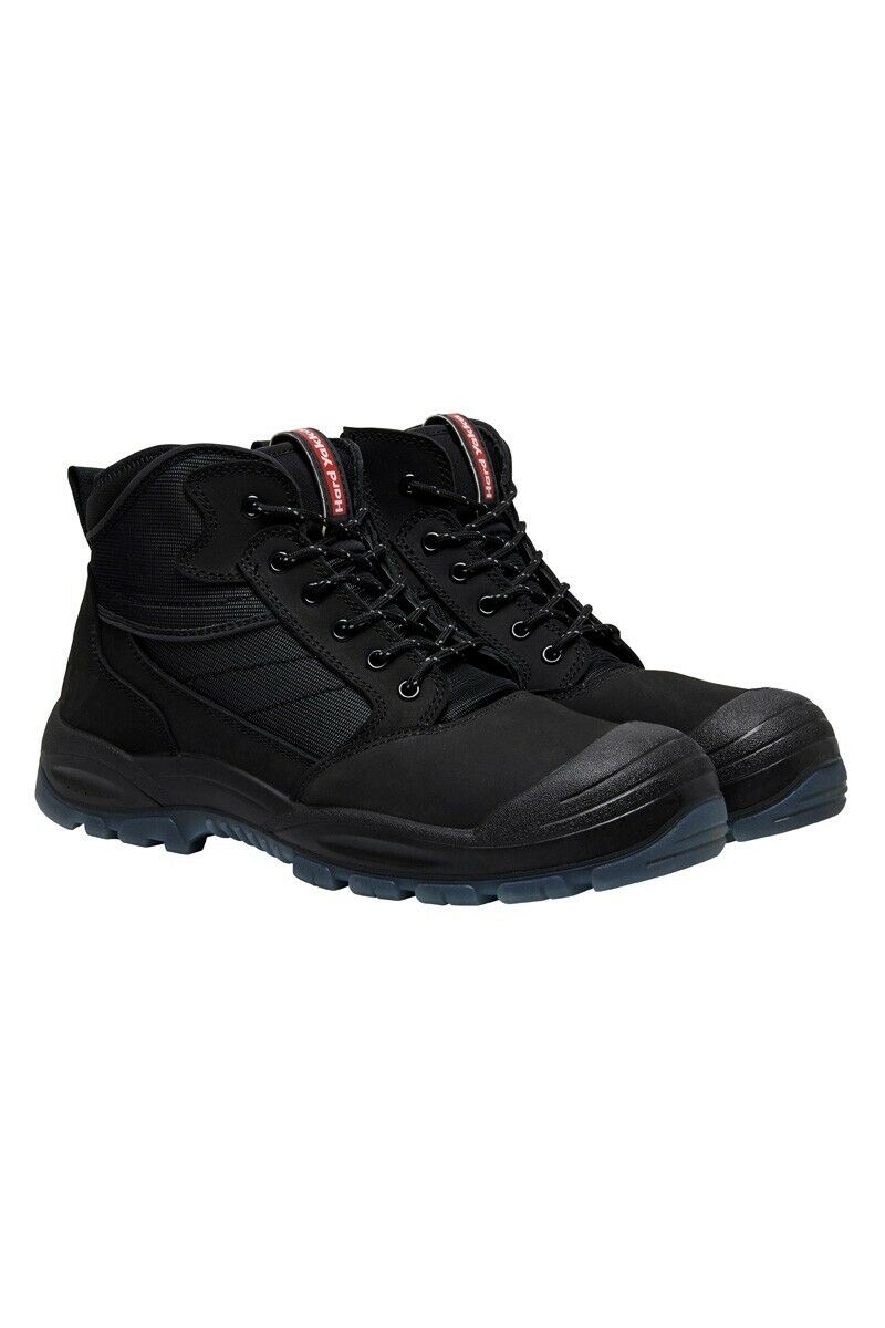 Hard Yakka Nite Vision Work Boots Comfy Leather Workwear Water Resistant Y60235