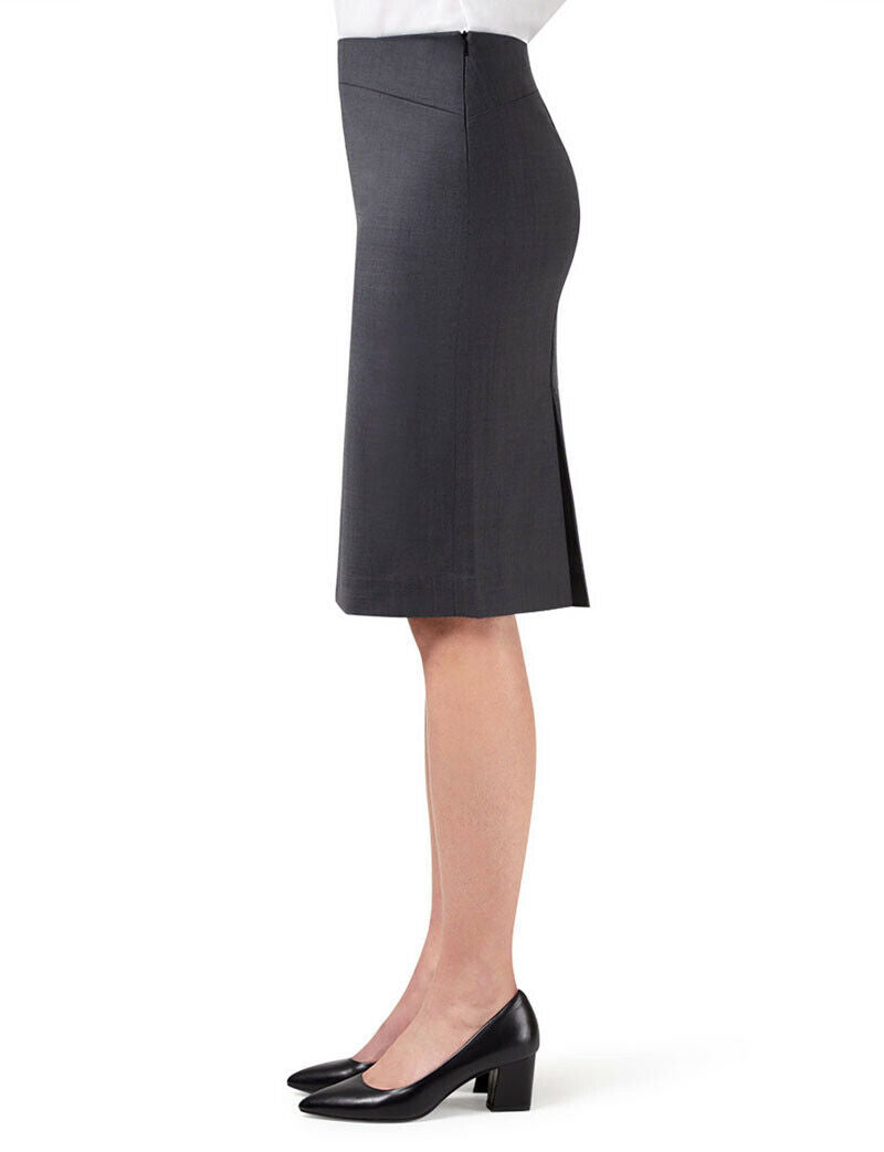 NNT Womens Business Sharkskin Detail Pencil Skirt Classic Pencil Shape CAT2N4-Collins Clothing Co