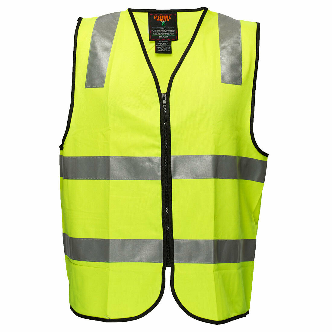 Portwest Security Zip Vest D/N 2 Tone Hi Vis Reflective Tape Work Safety MZ108-Collins Clothing Co