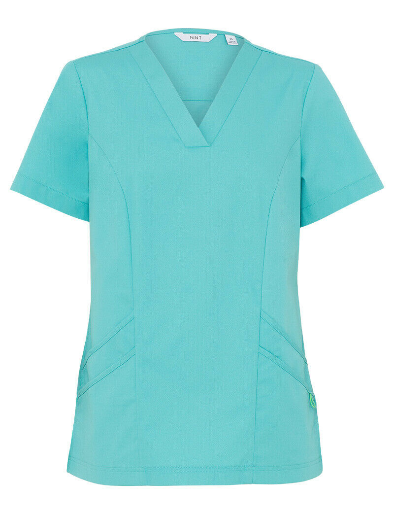 NNT Uniform Womens Next Gen Antibacterial Florence Scrub Top V Neck Nurse CATULM-Collins Clothing Co