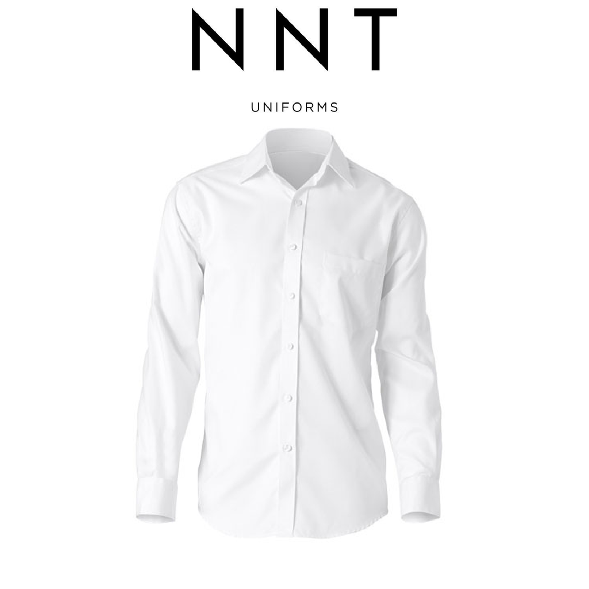 NNT Mens Textured Twill Fine Stripe Long Sleeve Cutaway Collar Business CATD1K