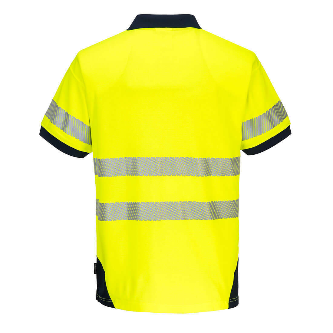 Portwest Mens PW3 Hi-Vis Polo Short Sleeve Cool Dry Comfy Taped Work Shirt T182