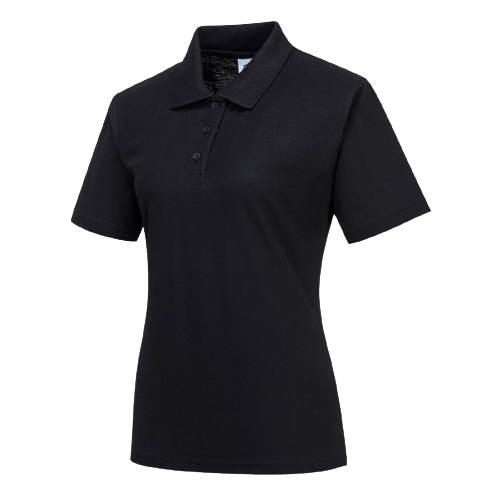 Portwest Naples Ladies Polo Shirt Ribbed Collar Soft Short Sleeve Shirt B209-Collins Clothing Co