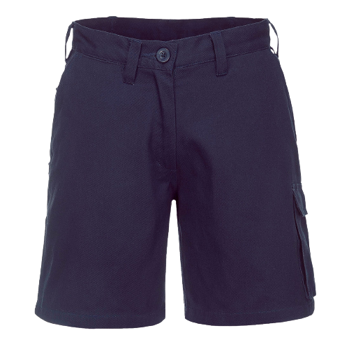 Portwest Ladies Cargo Shorts Breathabilty Navy Belt Button Shorts ML702-Collins Clothing Co