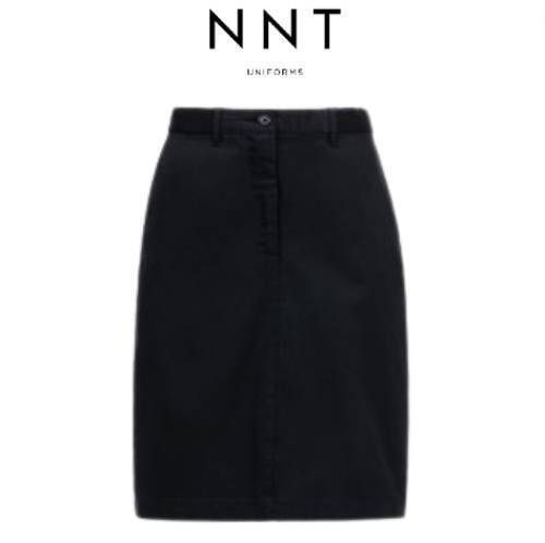 NNT Womens Chino Skirt Belt Elastic Waistband Zip Fly Business Comfy CAT2NU